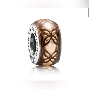 Pandora Golden Dew Floral Spacer Retired Charm